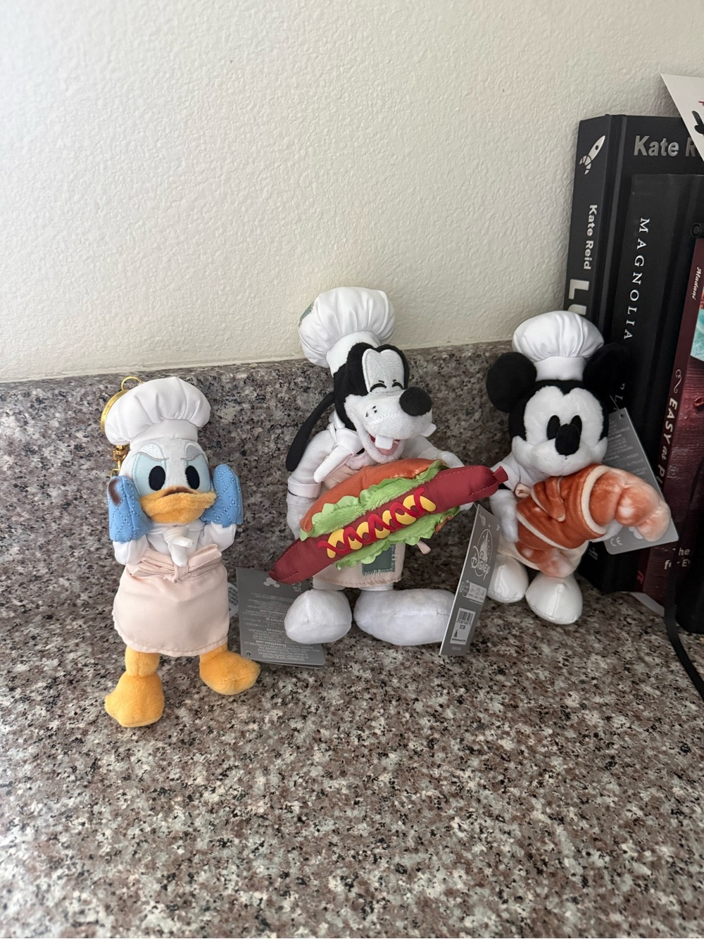 Disneyland Chef Mickey and Friends Bag Charms - Complete Set